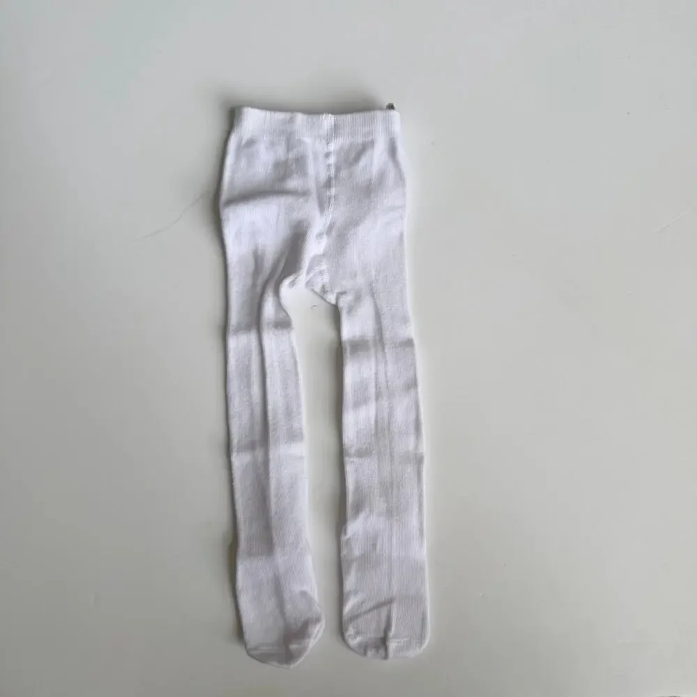Janie and Jack Ivory Classic Baby Tights - 12-24 Months